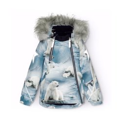 Molo Vinterjakke Hopla Fur Polar Bear Joy
