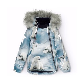 Molo Vinterjakke Hopla Fur Polar Bear Joy