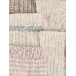 Minymo Sokker 5-pak med m�nstre Shell