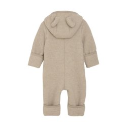 HUTTEliHUT kredragt Uld Pram Suit Ears Fleece Camel Melange