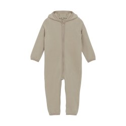 HUTTEliHUT kredragt Uld Pram Suit Ears Fleece Camel Melange
