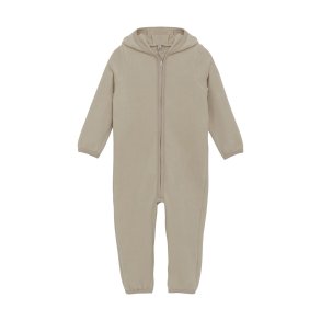 HUTTEliHUT kredragt Uld Pram Suit Ears Fleece Camel Melange