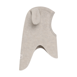 HUTTEliHUT Elefanthue Uld Fleece Balaclava Ears Camel Melange