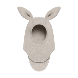 HUTTEliHUT Elefanthue Uld Fleece Balaclava Ears Camel Melange