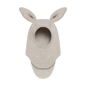 HUTTEliHUT Elefanthue Uld Fleece Balaclava Ears Camel Melange