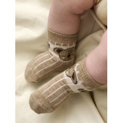 Minymo Sokker Baby 2-pak Silver Mink