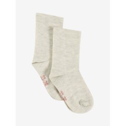 Minymo Sokker 2-pak Perfect Basic Silver Birch Melange