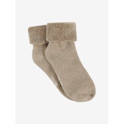 Minymo Sokker 2-pak Cozy Velour Silver Mink Melange