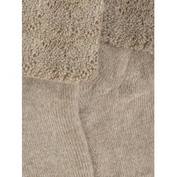 Minymo Sokker 2-pak Cozy Velour Silver Mink Melange