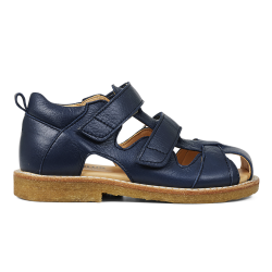 Angulus Sandal Med Velcrolukning Navy