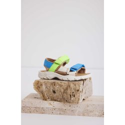 Bisgaard Sandal Nico Bright Blue/Green