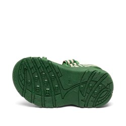 Bisgaard Sandal Trine Kjr X Addie Emerald Green Stripes