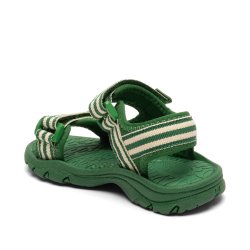 Bisgaard Sandal Trine Kjr X Addie Emerald Green Stripes