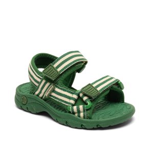Bisgaard Sandal Trine Kjr X Addie Emerald Green Stripes