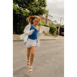 Bisgaard Sandal Trine Kjr X Franca Daisy off White