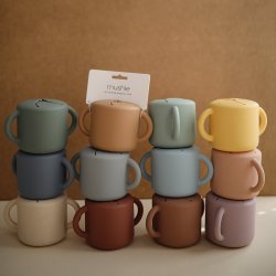 Mushie Snack Cup Powder Blue