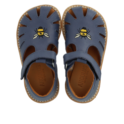 Angulus Sandal Begynder med Bi Broderi Indigo
