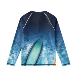Molo UV Svmme T-shirt Noble Surf Art Blue Chill