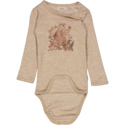 Wheat Body Uld Bear Watercolor khaki Melange