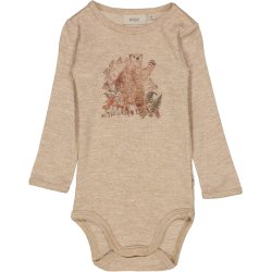 Wheat Body Uld Bear Watercolor khaki Melange
