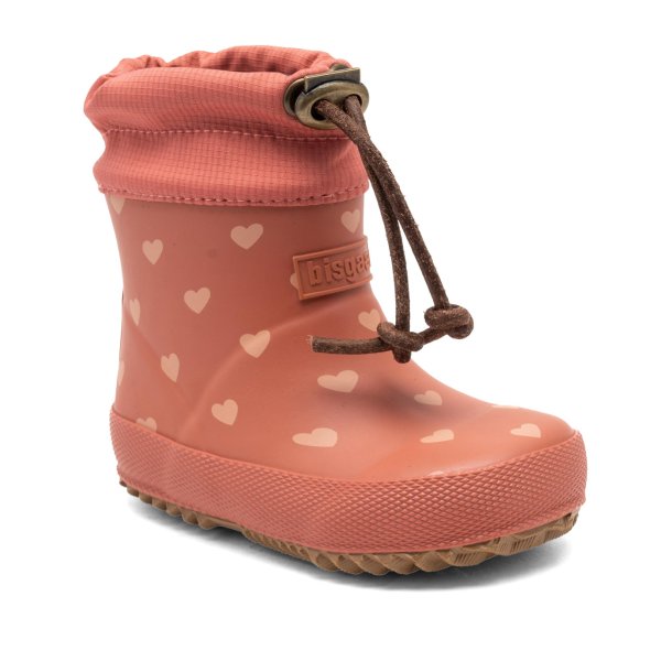 Bisgaard Termogummistvler Baby Short Ruby Heartbeat