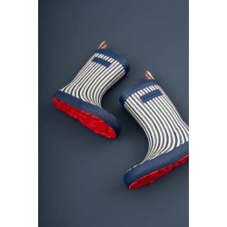 Bisgaard Gummist�vler Barefoot High Rubber Sailor Stripes