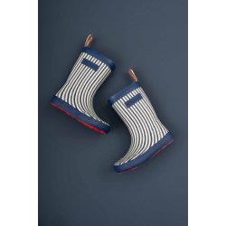 Bisgaard Gummist�vler Barefoot High Rubber Sailor Stripes