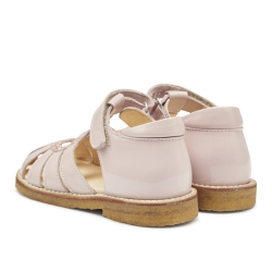 Angulus Sandal Hjertesandal med glitter Pale Rose