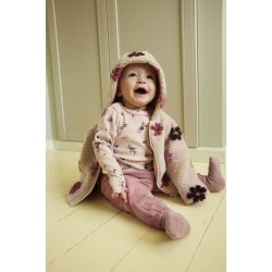 Minymo Jakke Fleece Teddy Sandshell