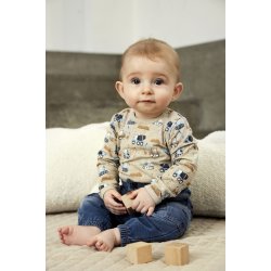 Minymo Body LS Beige Melange