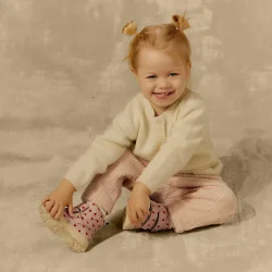 Angulus Vinterstvle TEX med Merino Uldfoer Rose Hearts