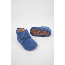 Bisgaard Hjemmesko Velcro "STAR" Blue