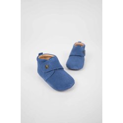 Bisgaard Hjemmesko Velcro "STAR" Blue