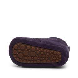 Bisgaard Hjemmesko Velcro "STAR" Purple