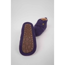 Bisgaard Hjemmesko Velcro "STAR" Purple