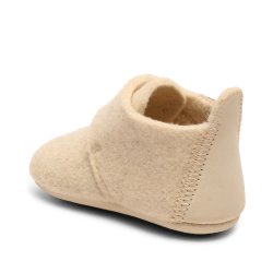 Bisgaard Hjemmesko Baby Wool Creme