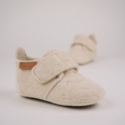 Bisgaard Hjemmesko Baby Wool Creme