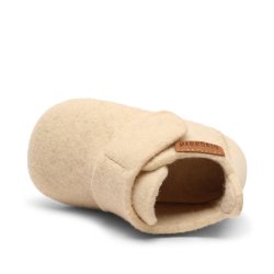 Bisgaard Hjemmesko Baby Wool Creme