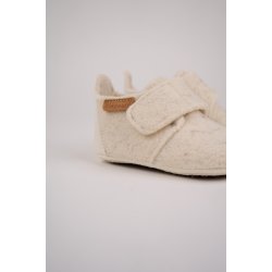Bisgaard Hjemmesko Baby Wool Creme