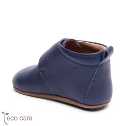 Bisgaard Hjemmesko Velcro "STAR" Navy