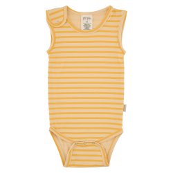 Petit Piao Body Vest Yellow Sun Striped