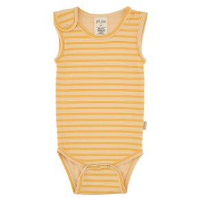 Petit Piao Body Vest Yellow Sun Striped