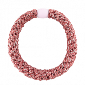 Bow's by Str Hrelastik Glitter Baby Pink & Silver