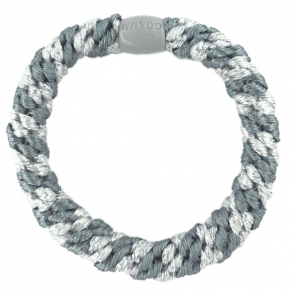 Bow's by Str Hrelastik Multi Grey, Blue & Silver Glitter