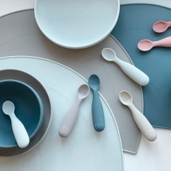 Cam Cam Copenhagen Tallerkener 2-pak Rainbow Plates Midnight