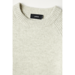 LMTD Sweatshirt Strik LS Leave Short Antique White