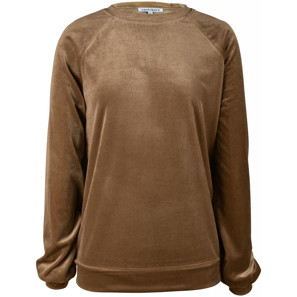 strand Orkan Måned Cost:Bart Bluse Cozy Pullover Sand - Bluser & t-shirts - Emilys.dk