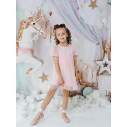Dolly Kjole Unicorn Rainbow Pastels Puff Tulle Rainbow