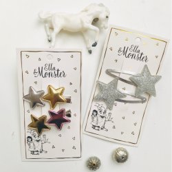 Ella &amp; Monster Hrspnde Shiny Star 2 stk.