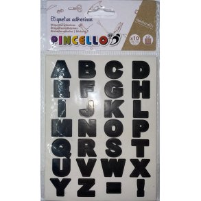 Pincello Bogstaver etiketter 10 ark.